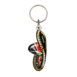 Llavero de acrílico sombrero. Souvenir de Oaxaca, recuerdo de Mexico.