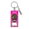 Llavero destapador de metal con una calavera. Souvenir de Oaxaca, México.