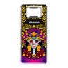 Destapador de metal con una catrina. Souvenir de Oaxaca, México.