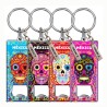 Llavero destapador de metal con una calavera. Souvenir de Oaxaca, México.