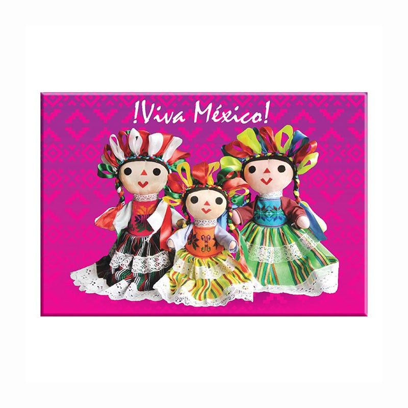 Fotoíman de unas Muñecas, souvenir y recuerdo de Oaxaca,Mexico.