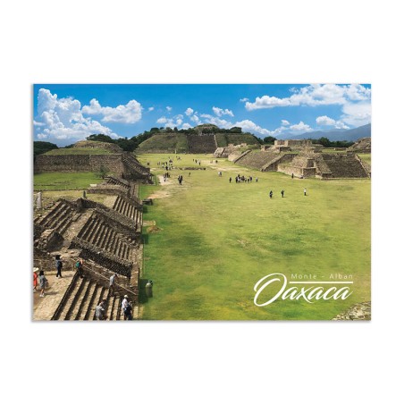 Tarjeta postal Monte Alban, souvenir y recuerdo de México.