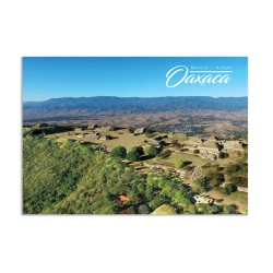 Tarjeta postal Monte Alban, souvenir y recuerdo de México.