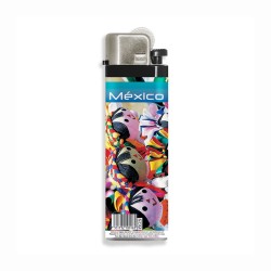 Encendedores Folklor de Mexico, souvenir y recuerdo de Puebla.