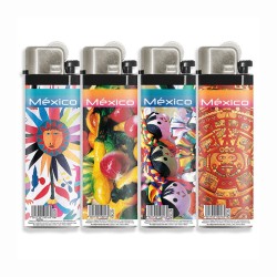 Encendedores Folklor de Mexico, souvenir y recuerdo de Puebla.