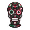 Magneto pvc calavera típico  del día de Muertos en Mexico, souvenir de Puebla.