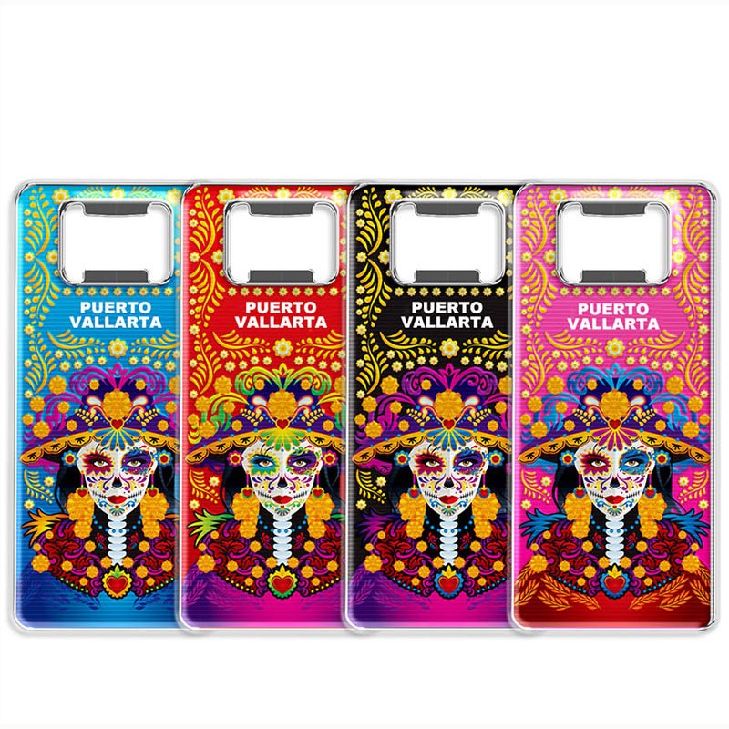 Magneto destapador de metal con catrina