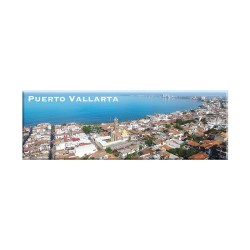 Fotoíman con vista panorámica de Puerto Vallarta, souvenir y recuerdo de Puerto Vallarta, México