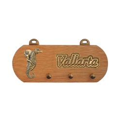 Portallave con un caballito de mar. Souvenir de Puerto Vallarta, México