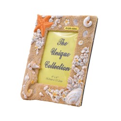 Magneto destapador de resina con acabado arena y figura de un caballito de mar