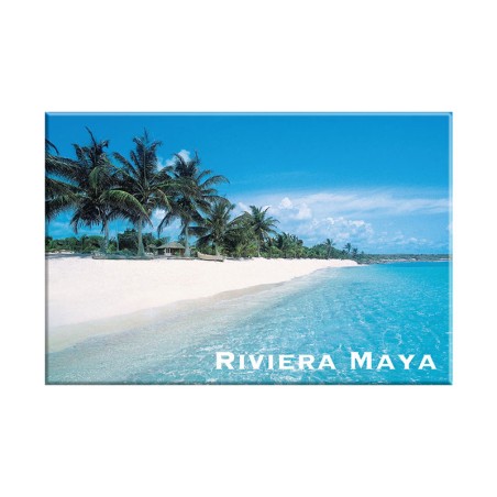 Fotoiman de las playas de la Riviera Maya, souvenir y recuerdo de Mexico
