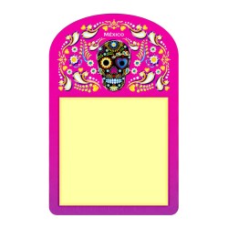 Bloc de notas calavera, típico del día de muertos en México, Recuerdo de San Miguel de Allende,Mexico.