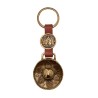 Llavero de laton con la ilustración de un sombrero charro. Souvenir de San Miguel Allende, Mexico.