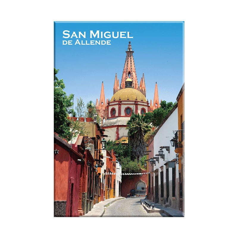 Fotoíman de la parroquia de San Miguel de Allende, souvenir y recuerdo de Mexico.