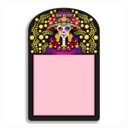 Bloc de notas catrina, típico del día de muertos en México, Recuerdo de la Ciudad de México, CDMX.