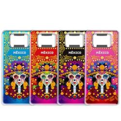 Magneto destapador de metal con catrina