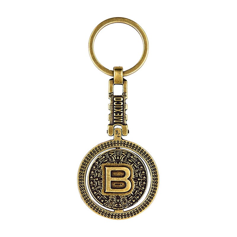 Llavero Letra Calendario Azteca "B"