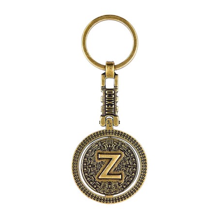 Llavero Letra Calendario Azteca "Z"