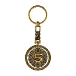 Llavero Letras  Calendario Azteca "S"