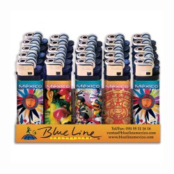 Encendedores artesanías de México, souvenir y recuerdo de la Ciudad de México.