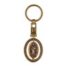 Llavero de latón letra L con Virgen de Guadalupe, souvenir o regalo de México, CDMX
