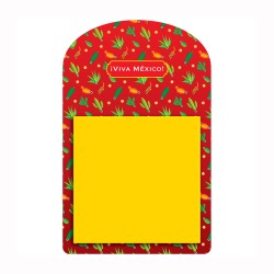 Bloc de notas calavera, típico del día de muertos en México, Recuerdo de la Ciudad de México, CDMX.