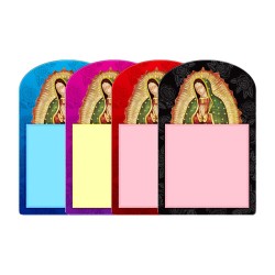 Bloc de notas con la ilustración de la Virgen de Guadalupe, Souvenir de la Ciudad de México.