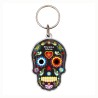 Llavero acrílico calavera, día de muertos. Souvenir Riviera Maya