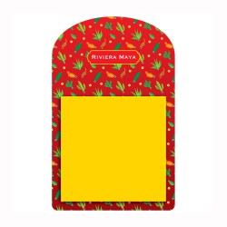 Bloc de notas calavera, tipico del dia de muertos en México, souvenir y recuerdo de la Riviera Maya.