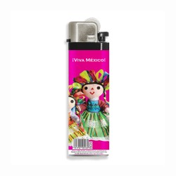 Encendedores artesanias de México, souvenir y recuerdo de la Riviera Maya, México