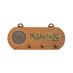 Portallave calendario azteca, Souvenir, recuerdo Riviera Maya, México