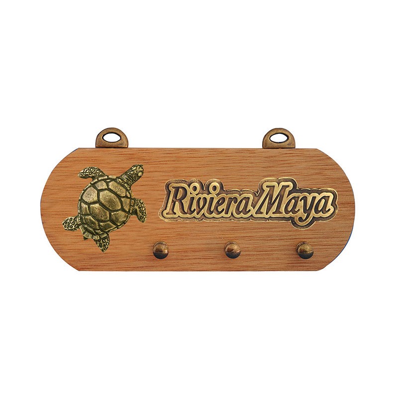 Portallave tortuga. Souvenir, recuerdo Riviera Maya, México
