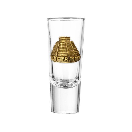 Tequilero Pirámide de Chichen Itzá. Souvenir, recuerdo Riviera Maya, México