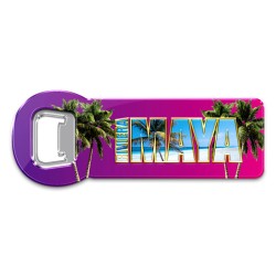 Destapador de metal "Riviera Maya" souvenir y recuerdo Riviera Maya.