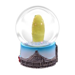 Esfera de nieve de la Virgen de Guadalupe. Souvenir, recuerdo de Tulum