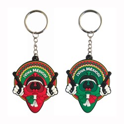 Llavero pvc Chile, souvenir de Mexico. Recuerdo de la Riviera Maya.