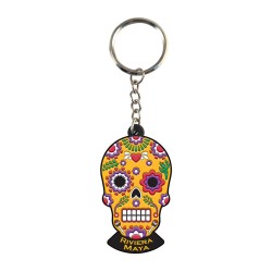 Llavero pvc calavera, , souvenir de Mexico. Recuerdo de la Riviera Maya.
