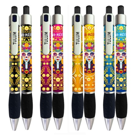 Pluma catrina, día de Muertos en México. Souvenir de la Riviera Maya.