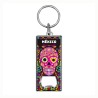 Llavero destapador de metal con calavera. Souvenir Veracruz, México