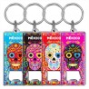 Llavero destapador de metal con calavera. Souvenir Veracruz, México