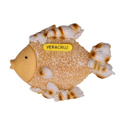 Magneto de resina en forma de pez en Veracruz, México