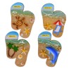 Souvenir México Veracruz: Magnetos de Resina Chanclas Playa
