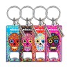 Llavero destapador de metal con calavera. Souvenir Veracruz, México