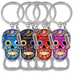 Llavero Destapador Calavera Día de Muertos México Veracruz