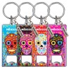Llavero destapador de metal con calavera. Souvenir Veracruz, México