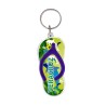 Llavero de acrílico en forma de chancla. Disponible en 8 motivos y colores diferentes. Souvenir de Veracruz, Mexico